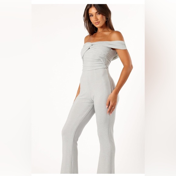 Petal & Pup Pants - NWT-Petal & Pup womens Sharnie Off Shoulder Jumpsuit-XL -XS